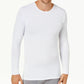 Camisa de gola redonda com camada de base masculina 32 Degrees, branca, tamanho pequeno