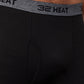 Leggings de camada de base masculina 32 Dregrees, pretas, tamanho pequeno