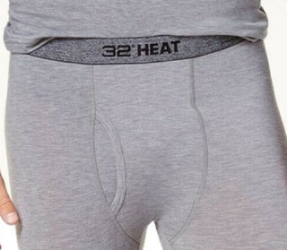 32 Dregrees Leggings de camada de base masculinas cinza tamanho extra grande