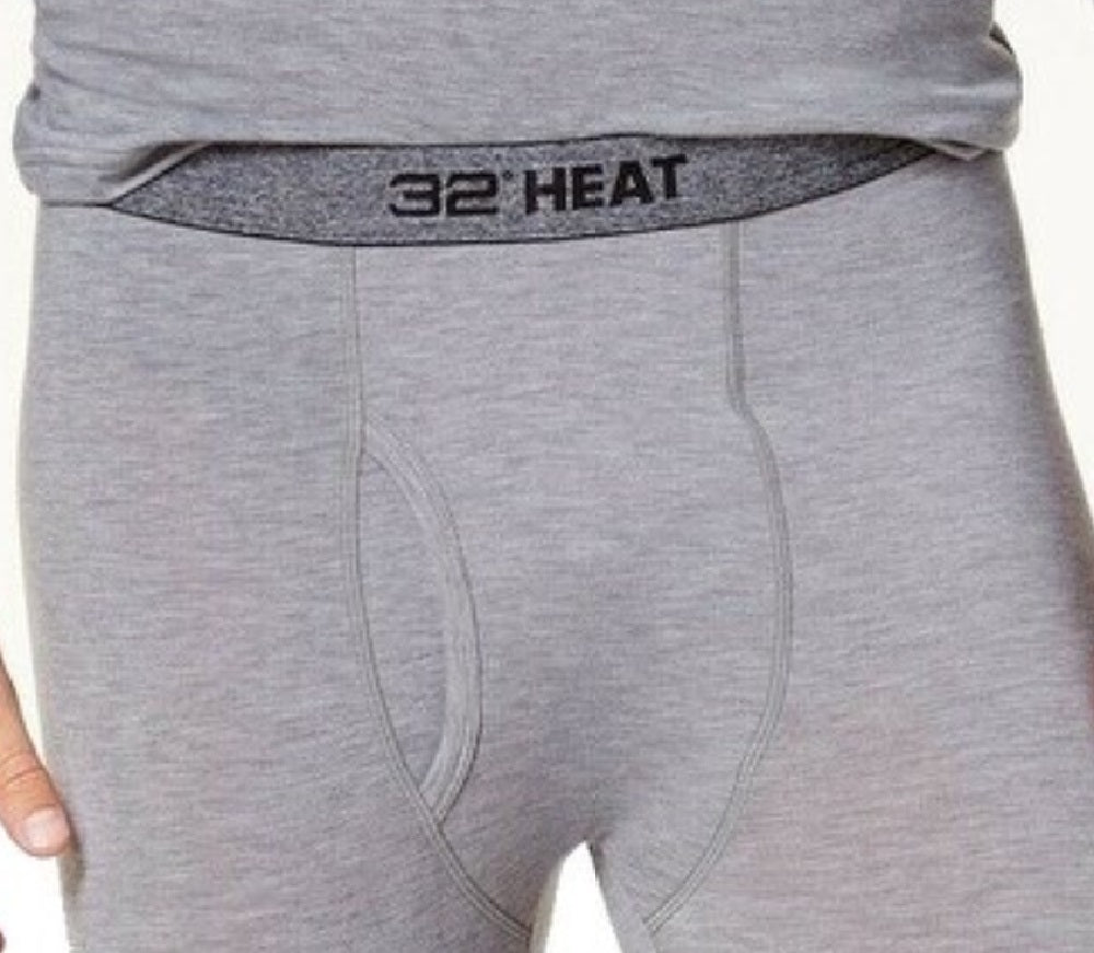 32 Dregrees Leggings de camada de base masculina cinza tamanho 2 extra grande