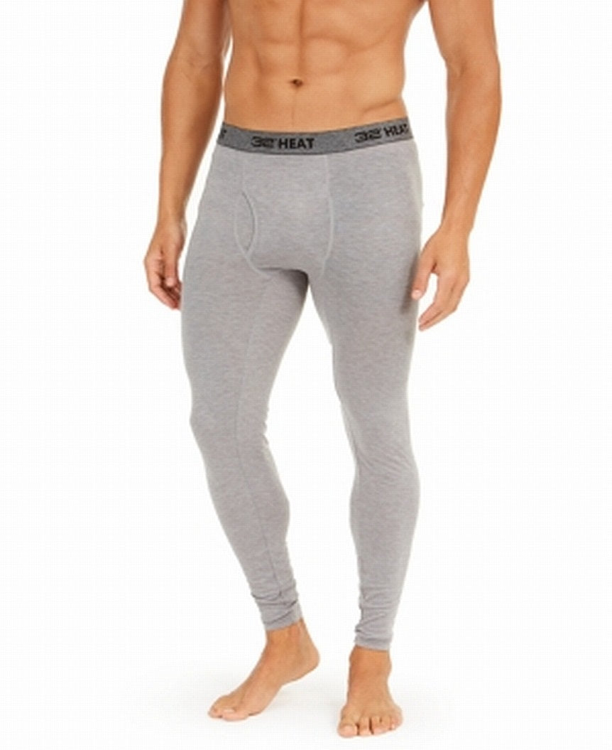 32 Dregrees Leggings de camada de base masculina cinza tamanho 2 extra grande