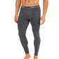 Leggings de camada de base masculina 32 Degrees cinza médio - tamanho grande