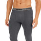 Leggings de camada de base masculina 32 Degrees cinza médio - tamanho grande