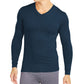 Camisa de base masculina 32 Degrees com decote em V Deep Pacific tamanho pequeno