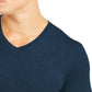 Camisa de base masculina 32 Degrees com decote em V Deep Pacific tamanho pequeno