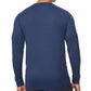 Camiseta masculina de manga comprida Ultra Lux 32 Degrees, azul-marinho, tamanho 2, extra grande