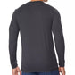 Camiseta masculina de manga comprida Ultra Lux 32 Degrees, cor carvão, tamanho médio