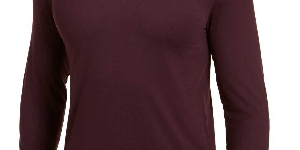 Camiseta de dormir masculina de manga comprida Ultra Lux 32 Degrees, roxa, tamanho pequeno