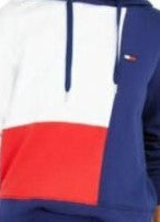 Tommy Hilfiger Sport Colorblocked Hoodie Feminino Azul Tamanho Extra Grande