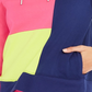 Tommy Hilfiger Sport Colorblocked Hoodie Feminino Azul Tamanho XS