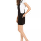 Vestido de macacão de veludo cotelê Vanilla Star Juniors, preto, tamanho 3