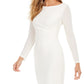Vestido tubinho com lantejoulas Vince Camuto feminino, branco, tamanho 8