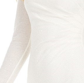 Vestido tubinho com lantejoulas Vince Camuto feminino, branco, tamanho 8