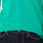 Tommy Hilfiger Suéter Feminino Manga Longa Gola V Verde Tamanho 0X