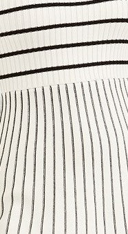 Guess Women's Nash Striped Fit & Flare Dress Brown Size X-Large