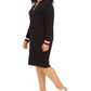 Vestido pulôver plus size com cadarço Tommy Hilfiger feminino, preto, tamanho 1X