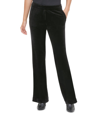 Calvin Klein Women's Velvet Pants Black Size 18W