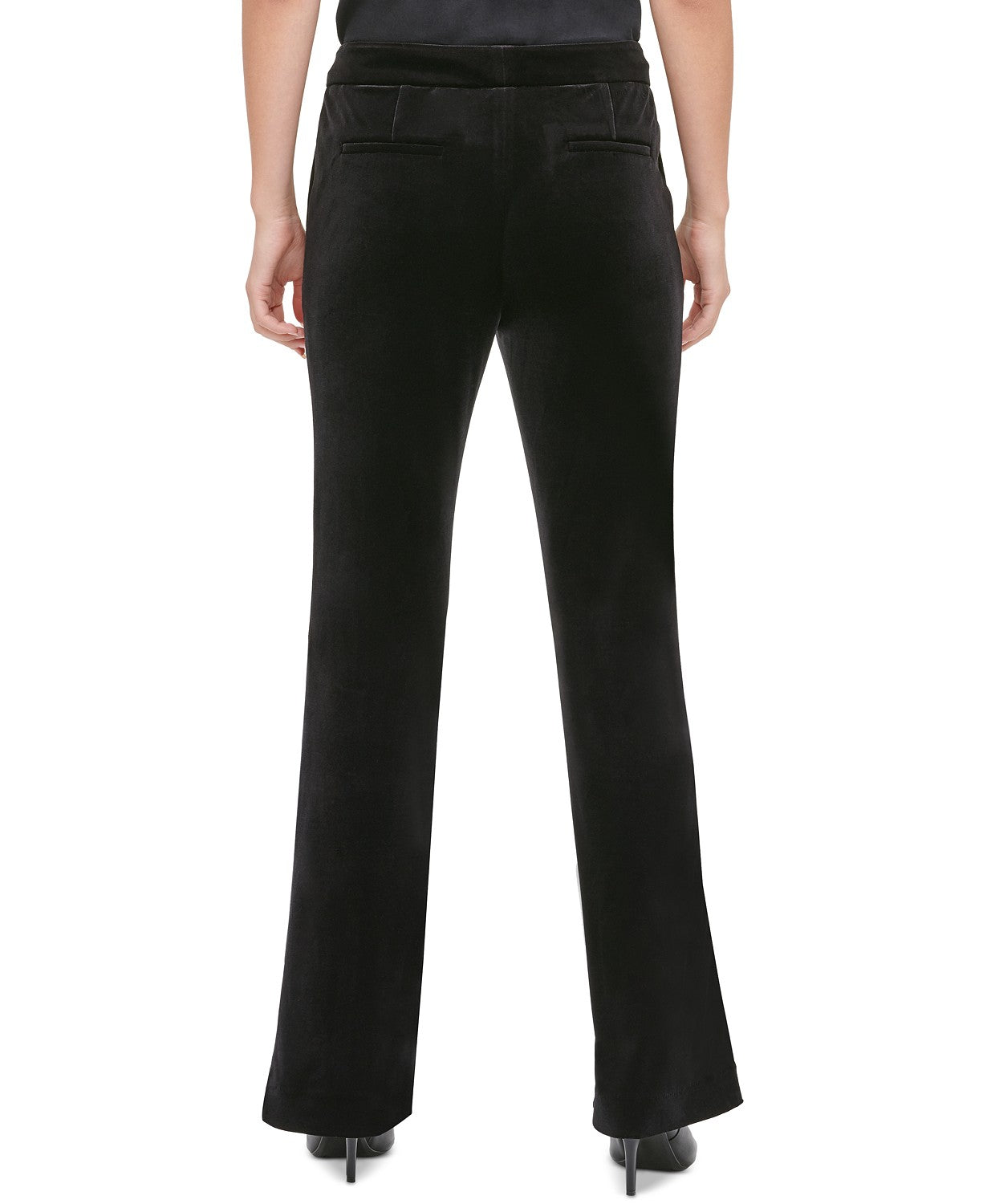 Calça Calvin Klein Feminina Veludo Preta Tamanho 18W