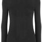 Calvin Klein Suéter Feminino Plus Size Gola Alta Preto Tamanho 0X