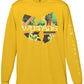 Camiseta masculina FEA Wu-Tang Clan Graffiti Graphic, amarela, tamanho pequeno