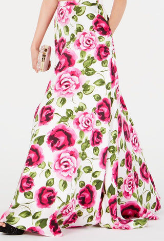 Vestido de renda com estampa floral, 2 peças, B Darlin Juniors, rosa, tamanho 0