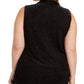 Blusa Calvin Klein Feminina Estampa Leopardo Preta Tamanho 1X