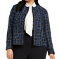 Jaqueta de tweed plus size feminina Calvin Klein azul tamanho 16W