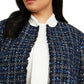Jaqueta de tweed plus size feminina Calvin Klein azul tamanho 16W