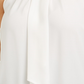 Blusa Calvin Klein Feminina Plus Size com Babados na Frente, Branca, Tamanho 3X