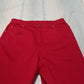 Jeans feminino estilo &amp; co, cintura alta, slim, tamanho 0, vermelho, tamanho médio