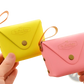 Macaron Pastel Leather and Pvc Coin Purse Set