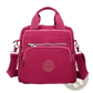 Magenta Multi-functional Nylon Crossbody Bag 25cm