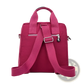 Magenta Multi-functional Nylon Crossbody Bag 25cm