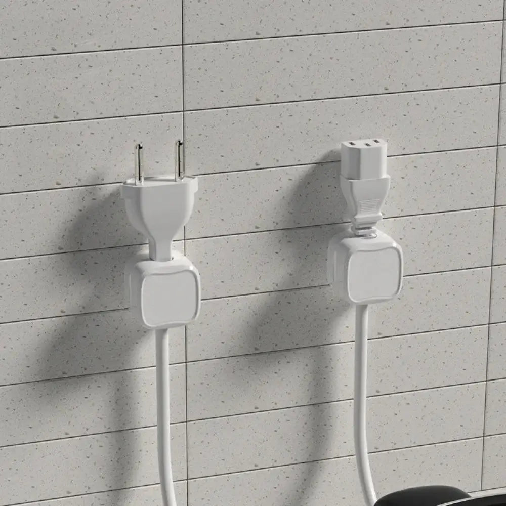 Magnetic Square Under Desk Cable Organizer and Cord Clip