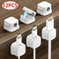 Magnetic Square Under Desk Cable Organizer and Cord Clip