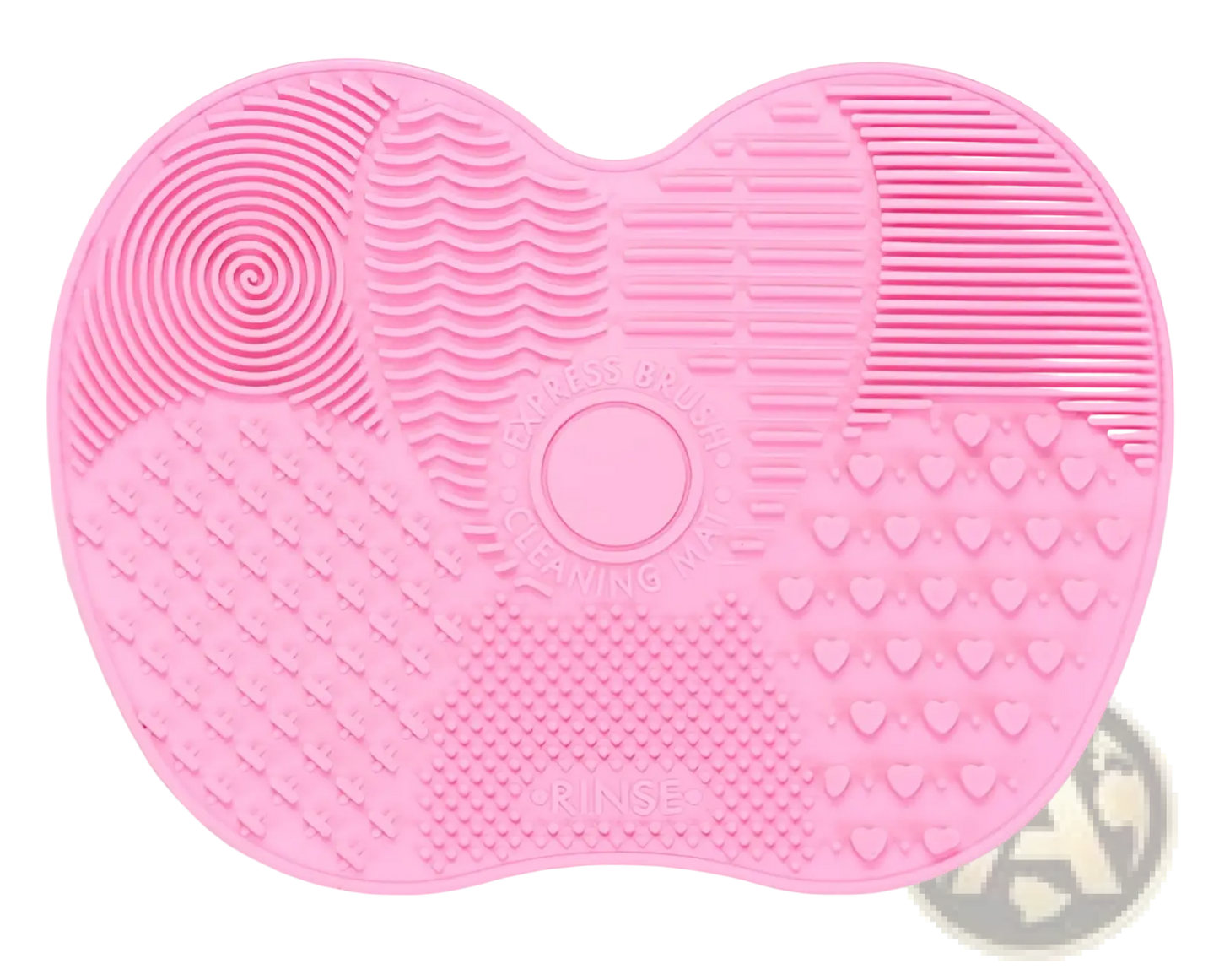 Makeup Brush Cleaning Mat Heart Shaped Silicone Pad