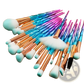 Makeup Brush Set 20 Piece Rose Gold and Glitter