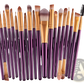 Makeup Brush Set Professional Cosmetic Brushes 20pc