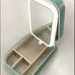 Portable Led Travel Makeup Mirror and Jewelry Storage Box