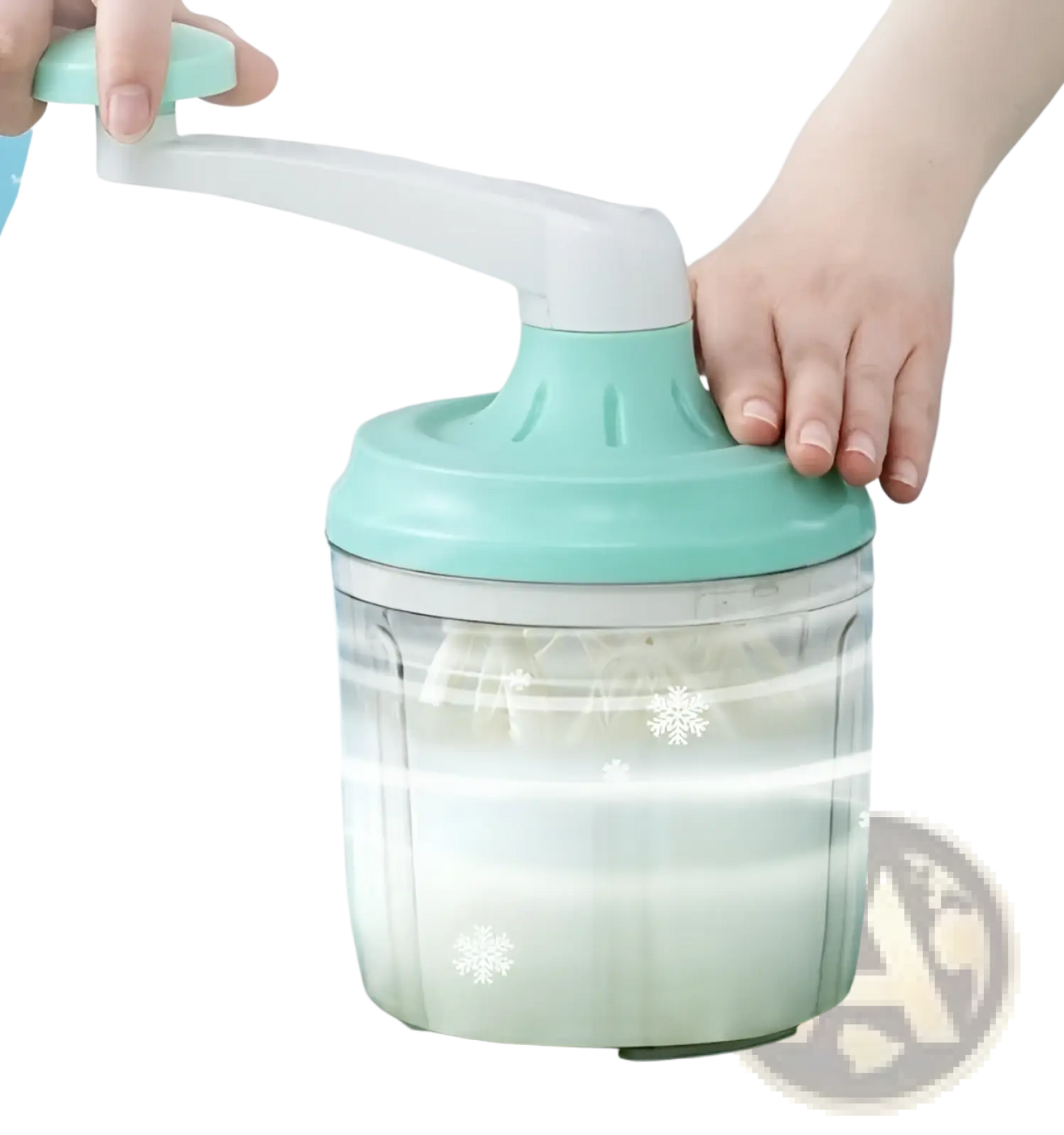 Manual Hand Crank Egg Whisk and 1200ml Food Mixer
