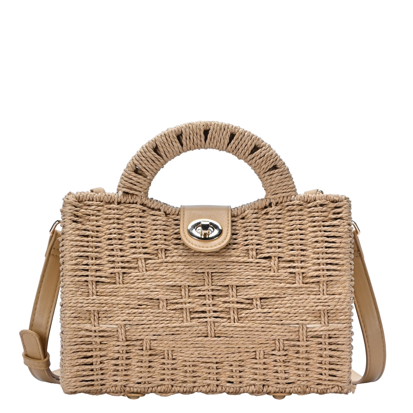 Maple Straw Crossbody