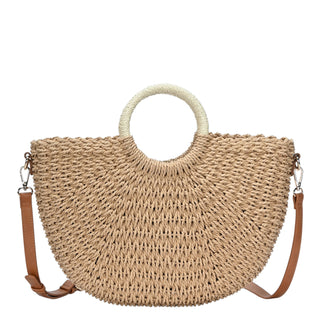 Mari Straw Satchel