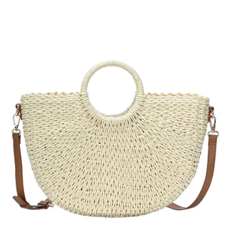 Mari Straw Satchel