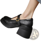 Mary Jane Shoes Chunky Heel Leather Platform Pumps