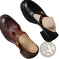 Mary Jane Shoes Chunky Heel Leather Platform Pumps