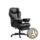 Massage Office Chair with Reclining Footrest 396lbs