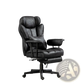 Massage Office Chair with Reclining Footrest 396lbs