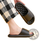 Massage Slippers Honeycomb Textured Rubber Slides