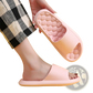 Massage Slippers Honeycomb Textured Rubber Slides