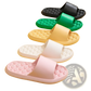 Massage Slippers Honeycomb Textured Rubber Slides